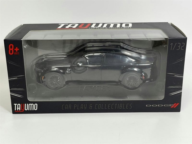 Tayumo Dodge Charger Black LHD 1:32 Scale Light & Sound Tayumo 32145014
