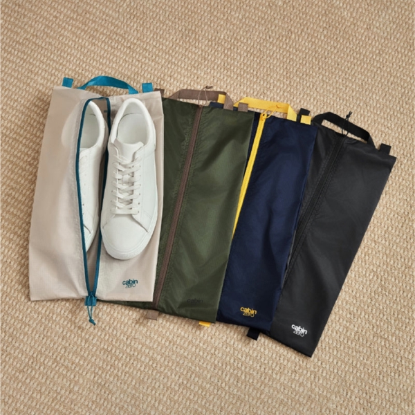 CabinZero Ultralight Shoe Bag L, Fits Shoes up to UK 13, Ultra Lightweight and Water Resistant Coating
