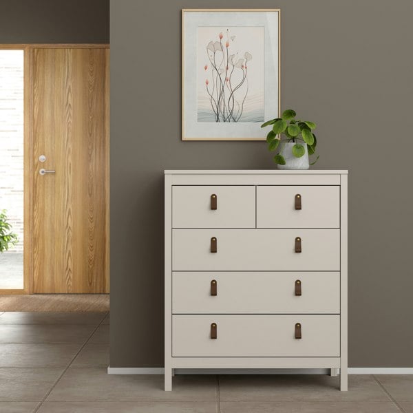 Furniture To Go Barcelona Chest 3+2 Drawers in Cashmere