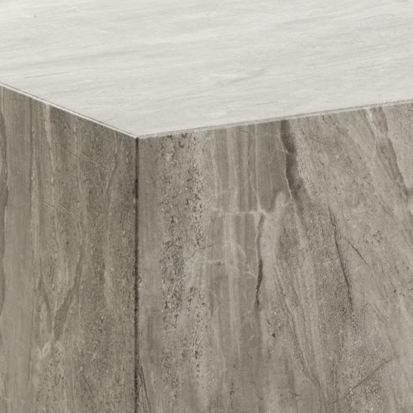 Wyld Haus Munkebo Grey Marble Square Coffee Table