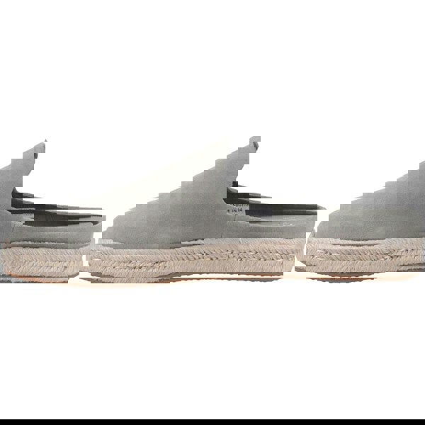 TOMS Santiago Mule Leather Men's Vetiver Slippers - Grey