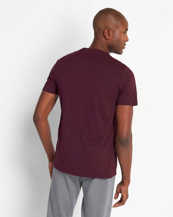 Lyle & Scott Plain T-Shirt - Burgundy