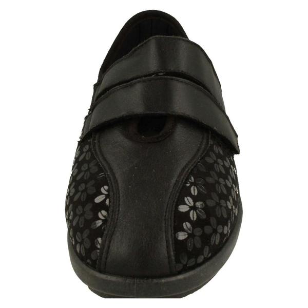 DB Shoes Ladies Easy B Casual Stretch Hook And Loop Shoes Azalea