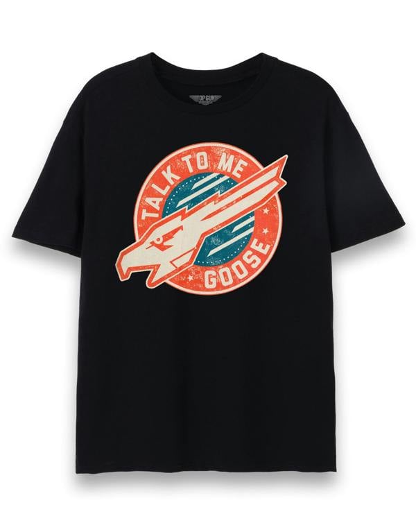 Top Gun: Maverick Mens Black Maverick Quote Short Sleeved T-Shirt