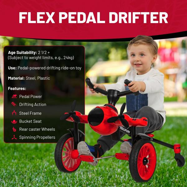 Rollplay Flex Pedal Drifter - Red
