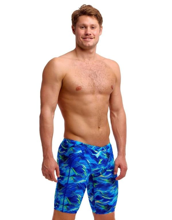 Funky Trunks Storm Chaser Swim Training Jammer - Blue