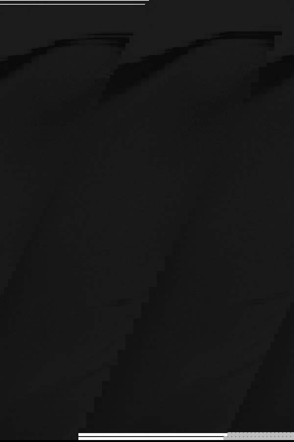 Off The Shoulder Pleated Waist Maxi Dress - Black DR2594