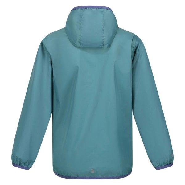 Regatta Great Outdoors Childrens/Kids Lever II Packaway Rain Jacket - Bristol Blue