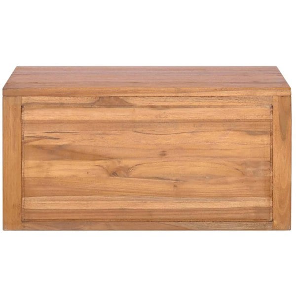 Berkfield Wall-mounted Bathroom Cabinet 60x45x30 cm Solid Teak Wood