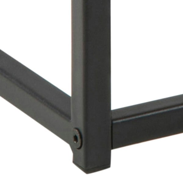 Furniture To Go Seaford Black Metal Coffee Table with Oak Top