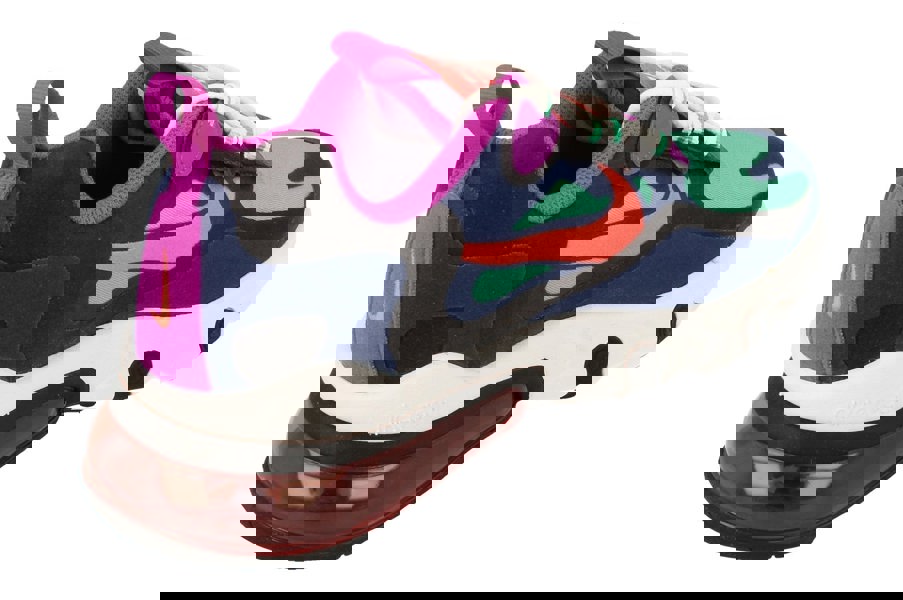 Nike Air Max 270 React GS Bq0103 402 - Blue Void Magic Ember Black 402 - Photo 2