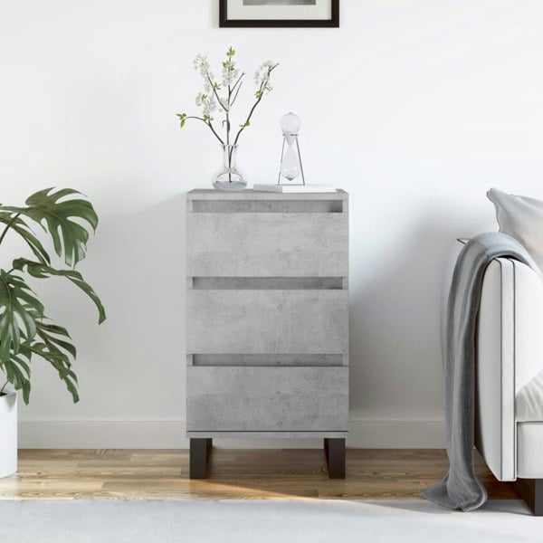 Berkfield Sideboard Concrete Grey 40x35x70 cm Engineered Wood