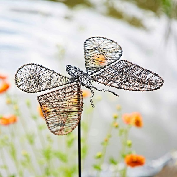 Metal Wire Decoration Butterfly Garden Fairtrade
