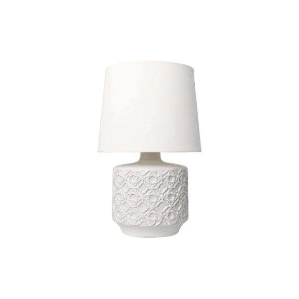 Pagazzi Lighting Mara White Ceramic Table Lamp