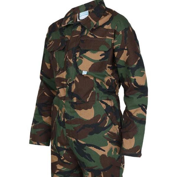 Kids camo overalls ideal for outdoor adventures and fancy dress