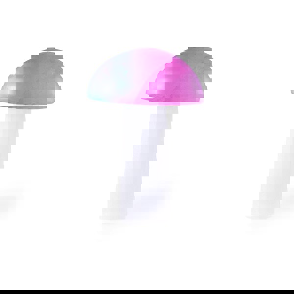 Myga Electroplated Selenite Mushroom (Green/Pink/Purple)