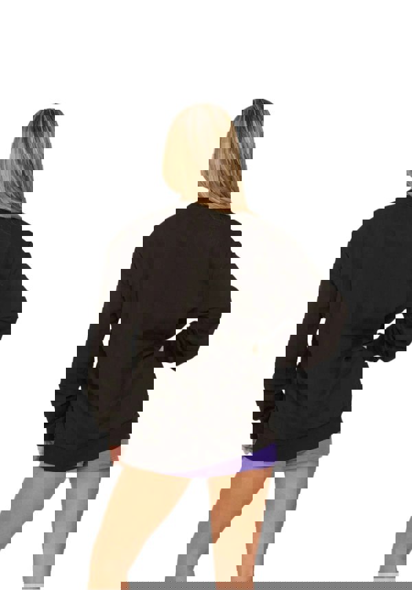 Tiger head Girls black sweater