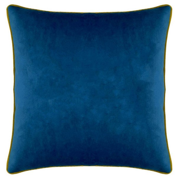 Furn Serpentine Animal Print Cushion Cover - Royal Blue/Teal