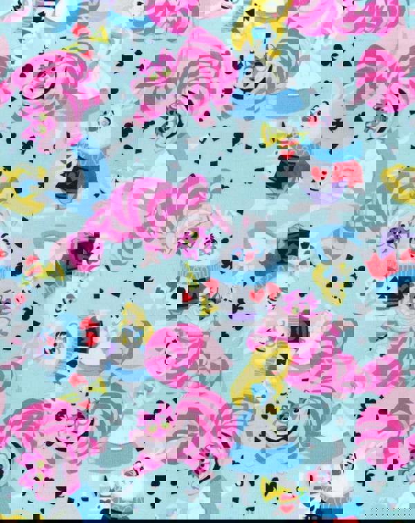 Disney Alice in Wonderland GirlsBlue Short Sleeve Skater Dress