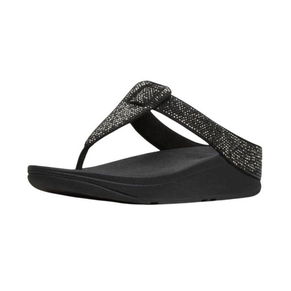 Fit Flop Womens/Ladies Isabelle Leather Sandals - Black - 