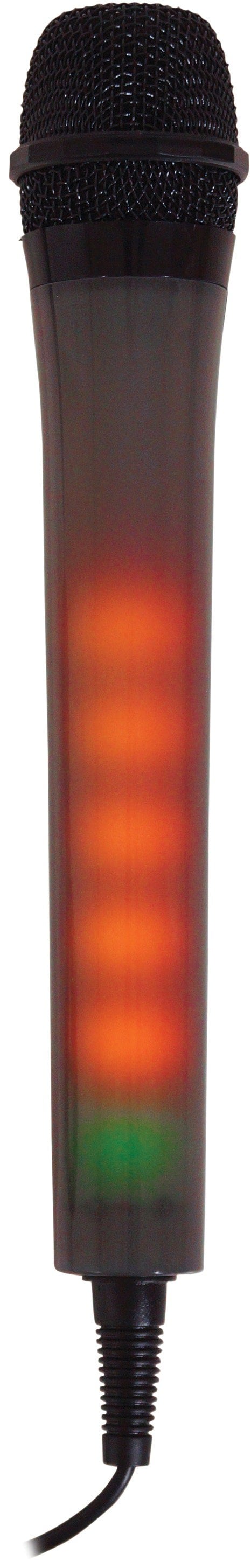 Mr Entertainer Dynamic Vocal Microphone with LED Lights Black