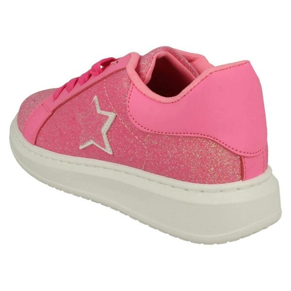 Spot On Girls Spot On Star Detailed Glitter Trainers H2642