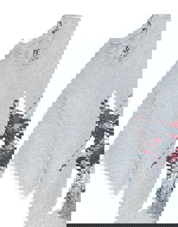 Assassins Creed Mens Grey The Knight Short Sleeved T-Shirt