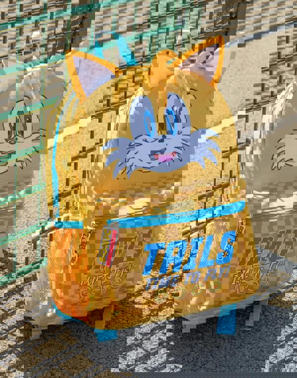 Sonic the Hedgehog Unisex Kids Yellow Tails Backpack (One Size)