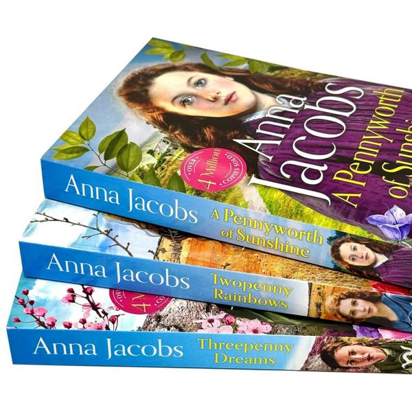 Michaels Family Series – 3 Book Collection Set by Anna Jacobs | Historical Family Saga Fiction (New Cover Edition)