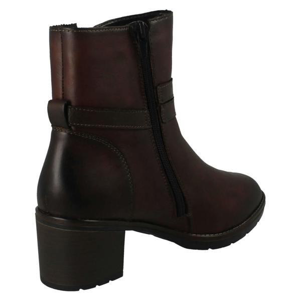 Remonte Ladies Remonte Block Heel Ankle Boots D2A72