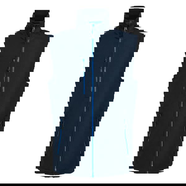 Regatta Professional Mens Softshell 2 Layer Body Warmer - Navy/French Blue - 