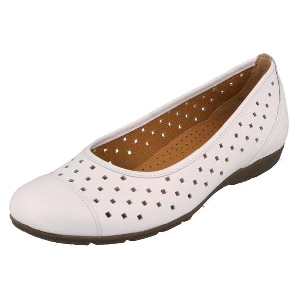 Gabor Ladies Gabor Slip On Pumps With Lazer Cut Detail 64.169