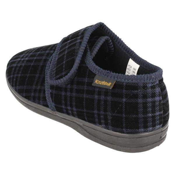 Rosebank Mens Rosebank Extra Wide Fit Indoor Slippers Dan