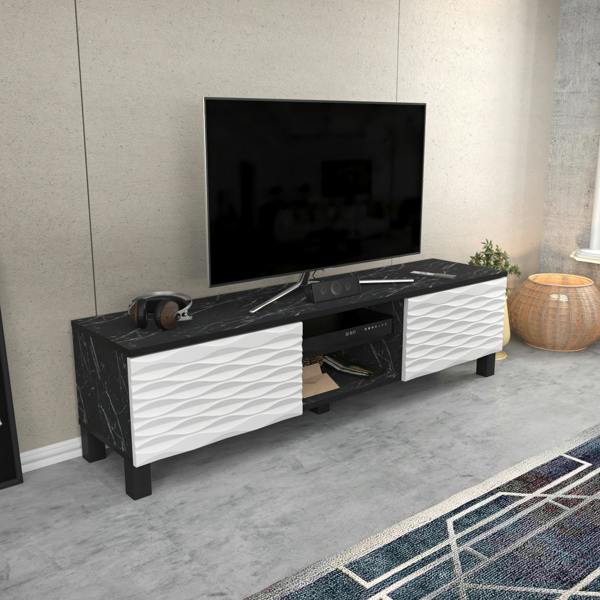 Decorotika Lukas Modern Tv Stand TV Cabinet for TV's up to 64"