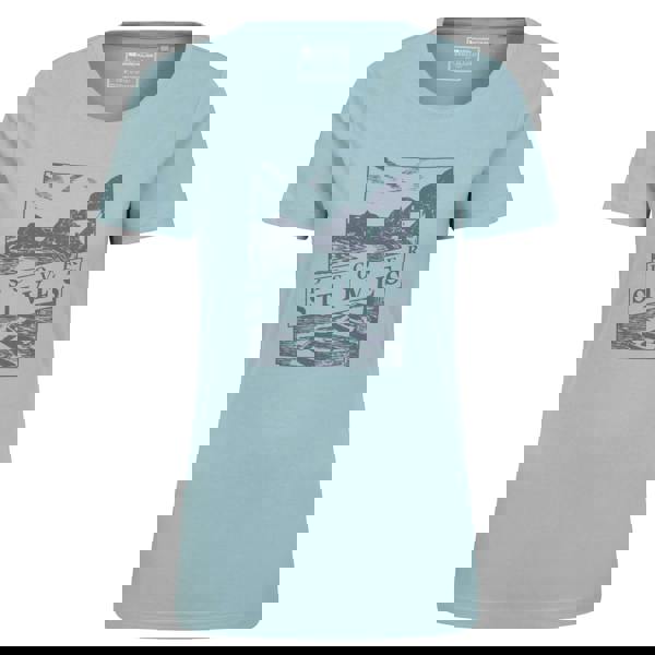 Mountain Warehouse Womens/Ladies Discover St Ives Printed T-Shirt - Blue - 