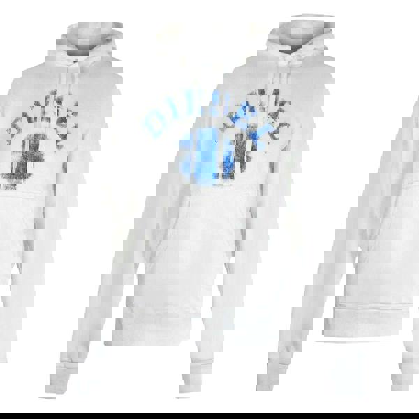 Diesel Mens Faded Logo Hoodie - White - 