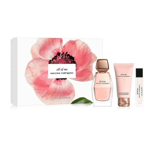 Narciso Rodriguez All Of Me Gift Set: Eau de Parfum 90ml + Body Lotion 50ml + Eau de Parfum 10ml