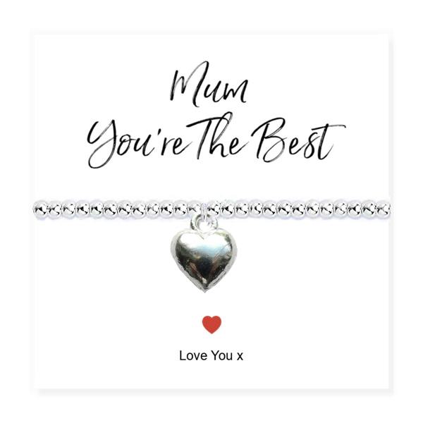 Aye Do Gifts Mum You're The Best Stretch Beaded Bracelet & Gift Card
