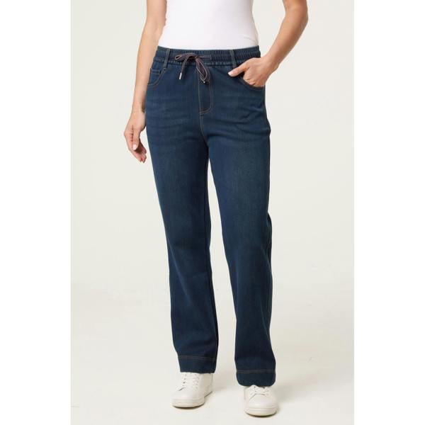 Blue Vanilla Elastic Waist Jeans