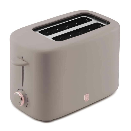 Berlinger Haus Toaster with Cover, Matt Taupe | Berlinger Haus BH9701