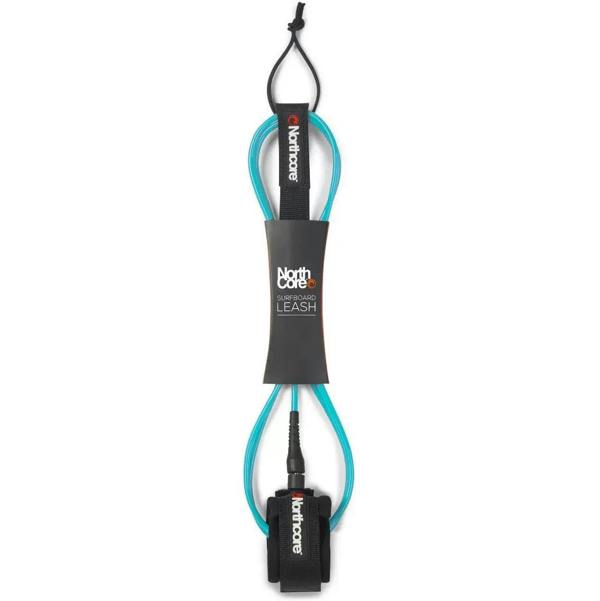 Northcore 7'0 Surfboard Leash Turquoise