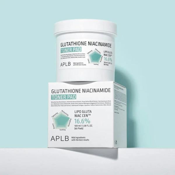 APLB Glutathione Niacinamide Toner Pad (60 pads)