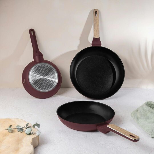 Berlinger Haus 3 Pcs Frypan Set Leonardo Nordic | Berlinger Haus BH8303