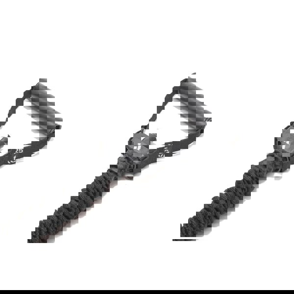 Adidas resistance band with handle and '25 KG' label on a white background