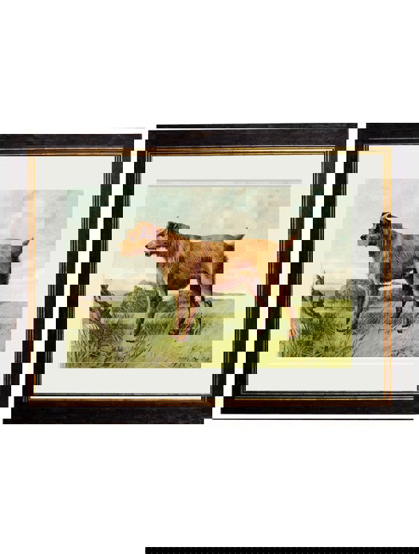 Exceptional Art c.1881 Terriers