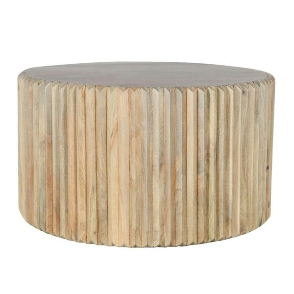 IH Design Rayne Mango Wood Round Coffee Table