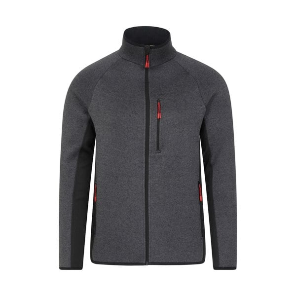 Mountain Warehouse Mens Treston Full Zip Fleece Jacket - Black