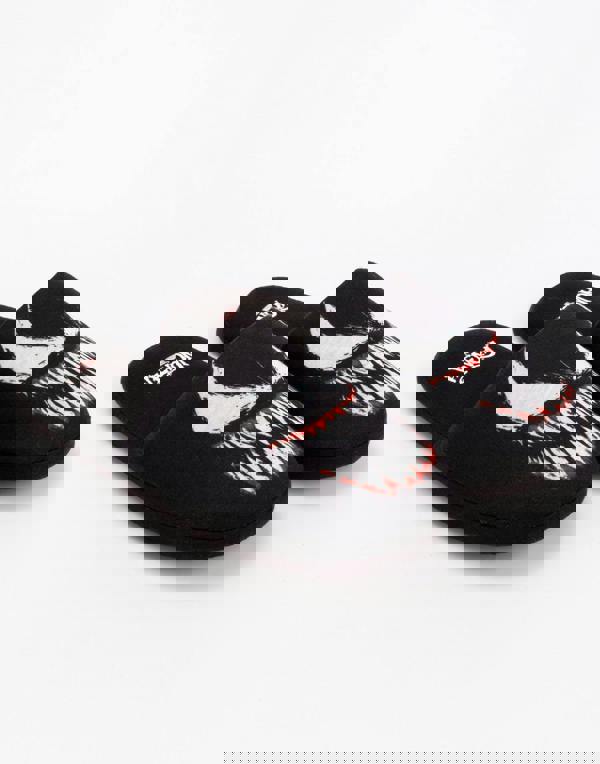 Marvel Mens Black Venom Mule Slippers