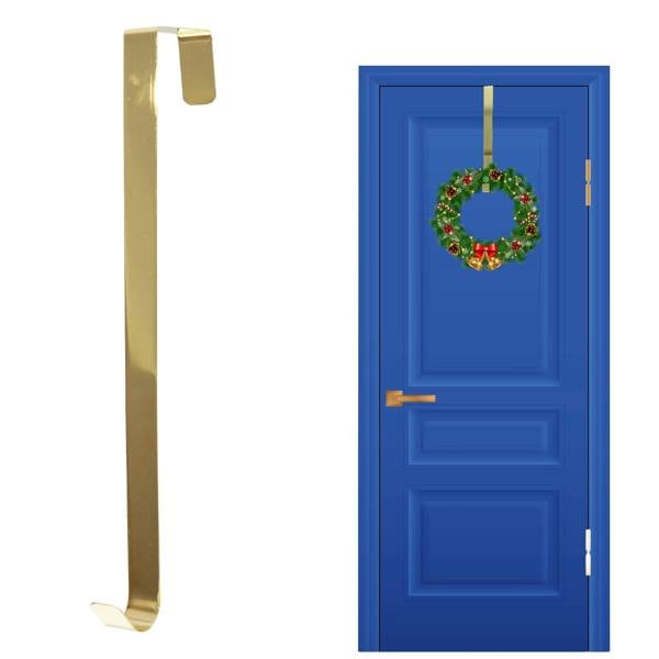 3cm Metal Gold Wreath Hanger for Door Decor and Everyday Hanging image 1