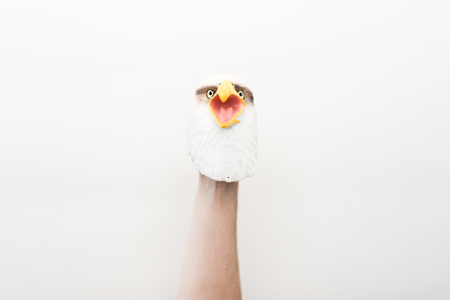 Wildthings Wild Thingz White Eagle Hand Puppet